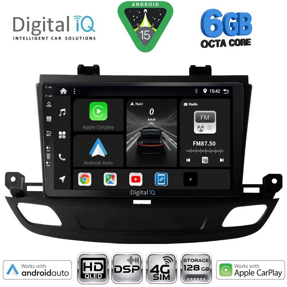Φωτογραφία προϊόντος: DIGITAL IQ BXF 17493_CPAA (9inc) MULTIMEDIA TABLET for OPEL INSIGNIA mod. 2018-2024