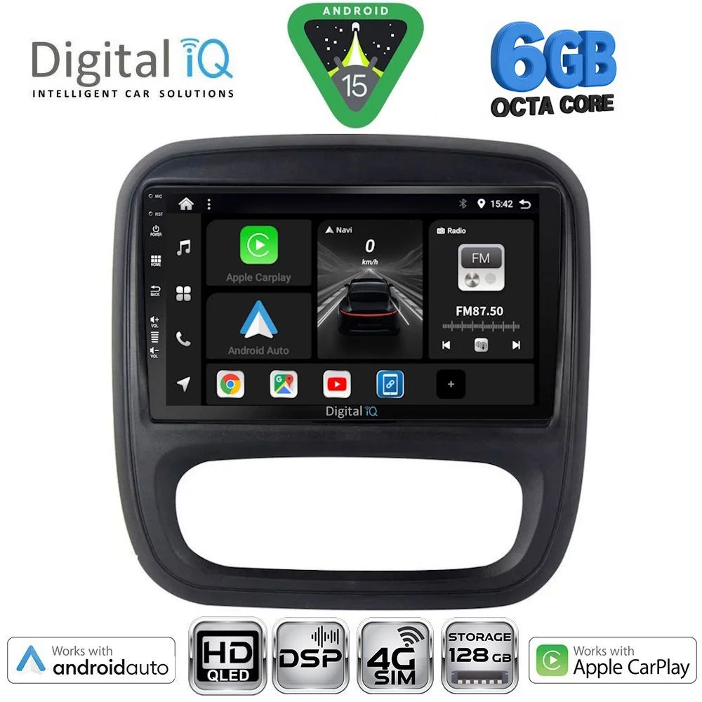 Φωτογραφία προϊόντος: DIGITAL IQ BXF 17499_CPAA (9inc) MULTIMEDIA TABLET for OPEL VIVARO – RENAULT TRAFIC – FIAT TALENDO – NISSAN NV 300 mod. 2014-2019