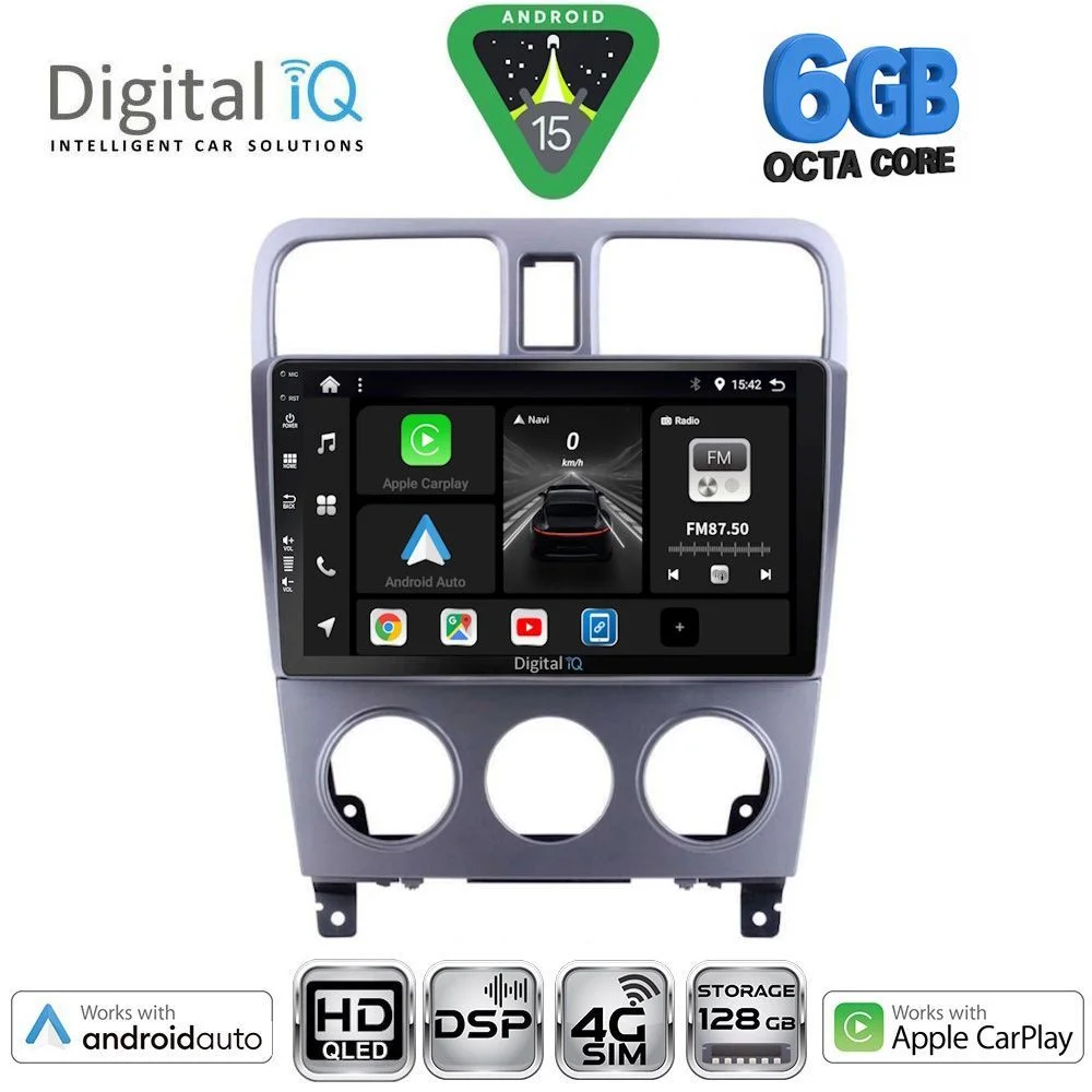 Φωτογραφία προϊόντος: DIGITAL IQ BXF 17661_CPAA (9inc) MULTIMEDIA TABLET for SUBARU FORESTER mod. 2002-2008