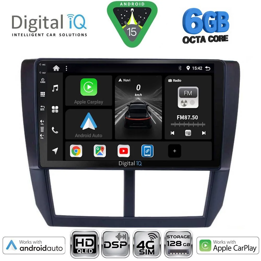 Φωτογραφία προϊόντος: DIGITAL IQ BXF 17662_CPAA (9inc) MULTIMEDIA TABLET for SUBARU FORESTER - IMPREZA - XV mod. 2008-2013