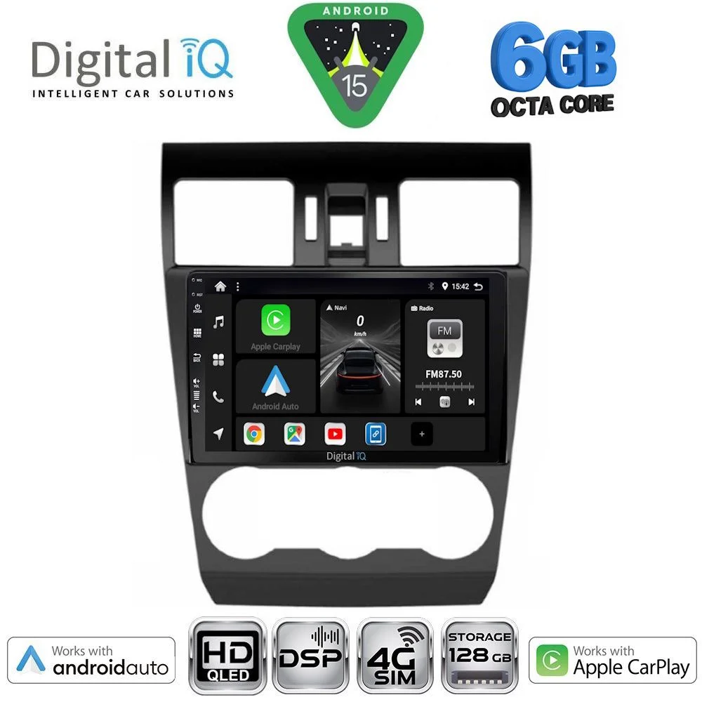 Φωτογραφία προϊόντος: DIGITAL IQ BXF 17663_CPAA (9inc) MULTIMEDIA TABLET for SUBARU FORESTER - IMPREZA - XV mod. 2013-2019