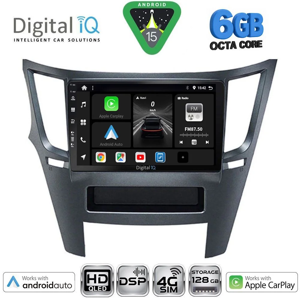 Φωτογραφία προϊόντος: DIGITAL IQ BXF 17667_CPAA (9inc) MULTIMEDIA TABLET for SUBARU LEGACY - OUTBACK mod. 2009-2014