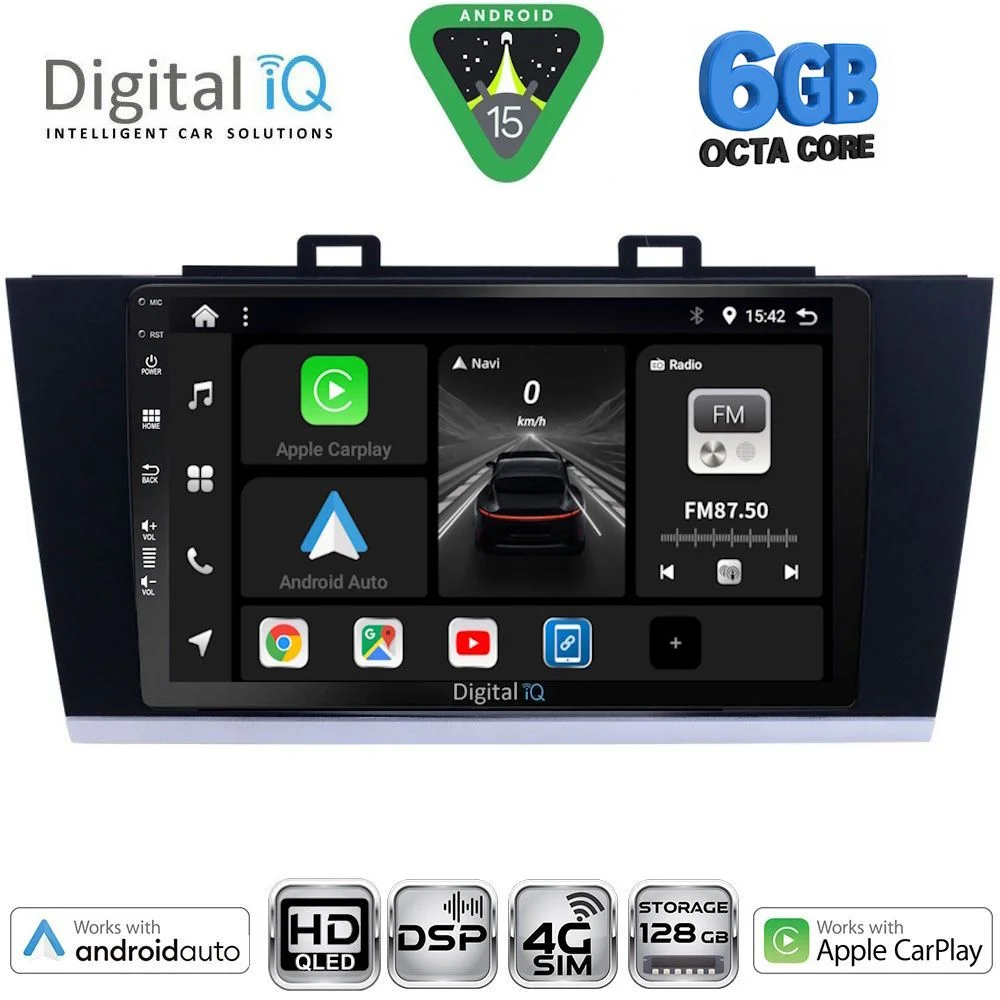 Φωτογραφία προϊόντος: DIGITAL IQ BXF 17668_CPAA (9inc) MULTIMEDIA TABLET for SUBARU LEGACY - OUTBACK mod. 2014-2019