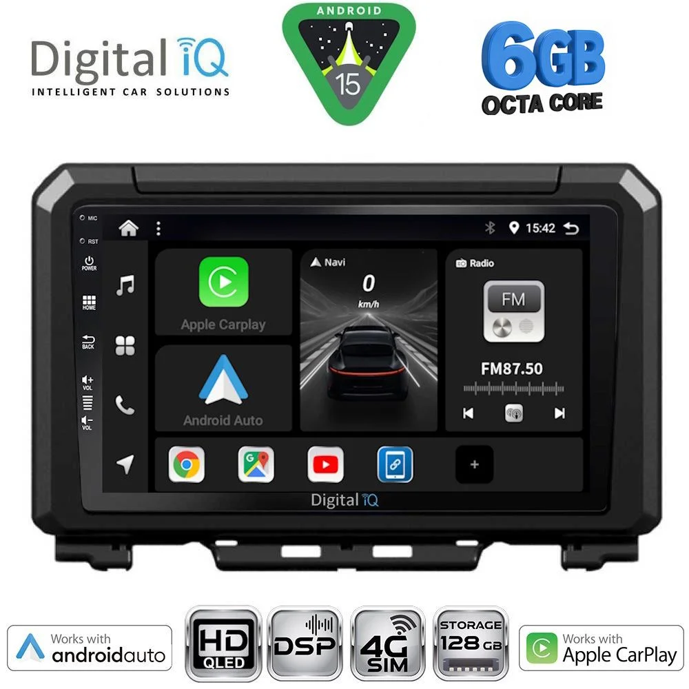 Φωτογραφία προϊόντος: DIGITAL IQ BXF 17679_CPAA (9inc) MULTIMEDIA TABLET for SUZUKI JIMNY mod. 2017-2026