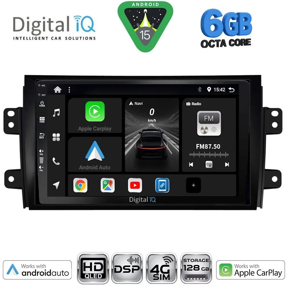Φωτογραφία προϊόντος: DIGITAL IQ BXF 17688_CPAA (9inc) MULTIMEDIA TABLET for FIAT SEDICI – SUZUKI SX4 mod. 2005-2013