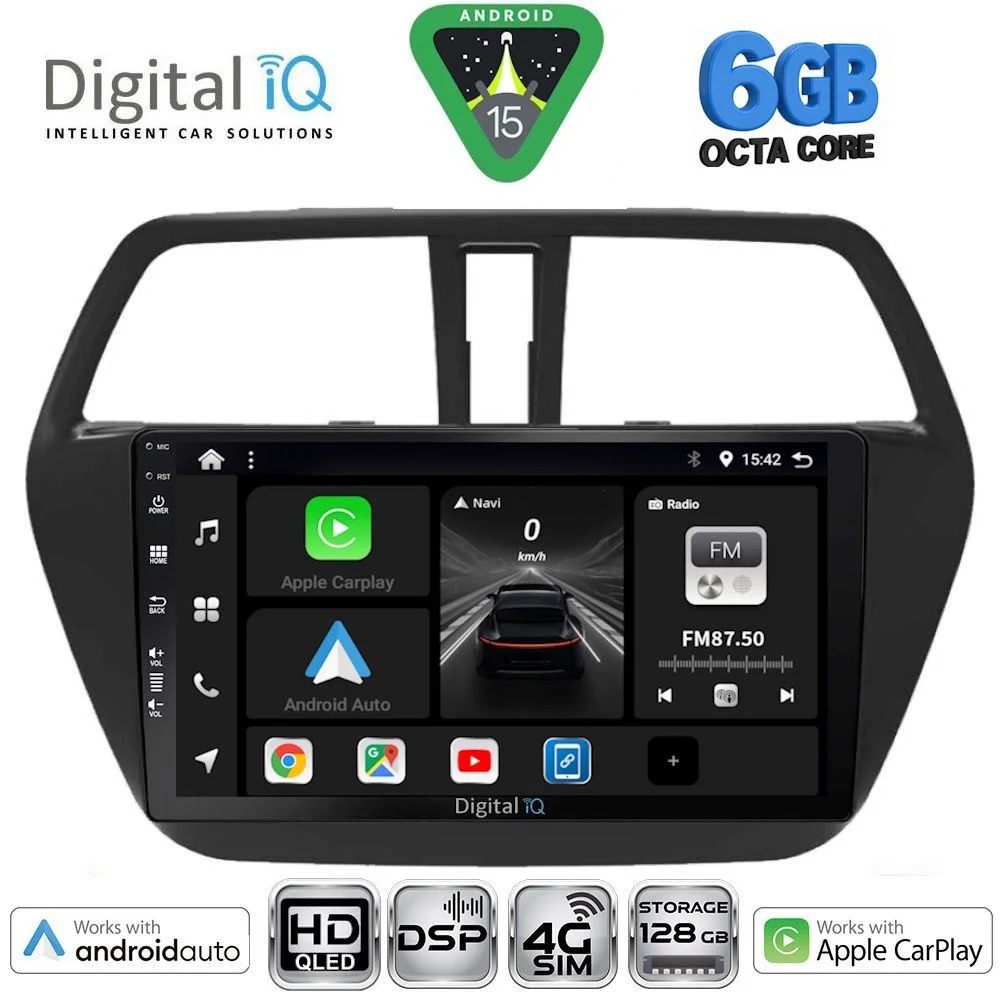 Φωτογραφία προϊόντος: DIGITAL IQ BXF 17689_CPAA (9inc) MULTIMEDIA TABLET for SUZUKI SX4 S-CROSS mod. 2014-2021