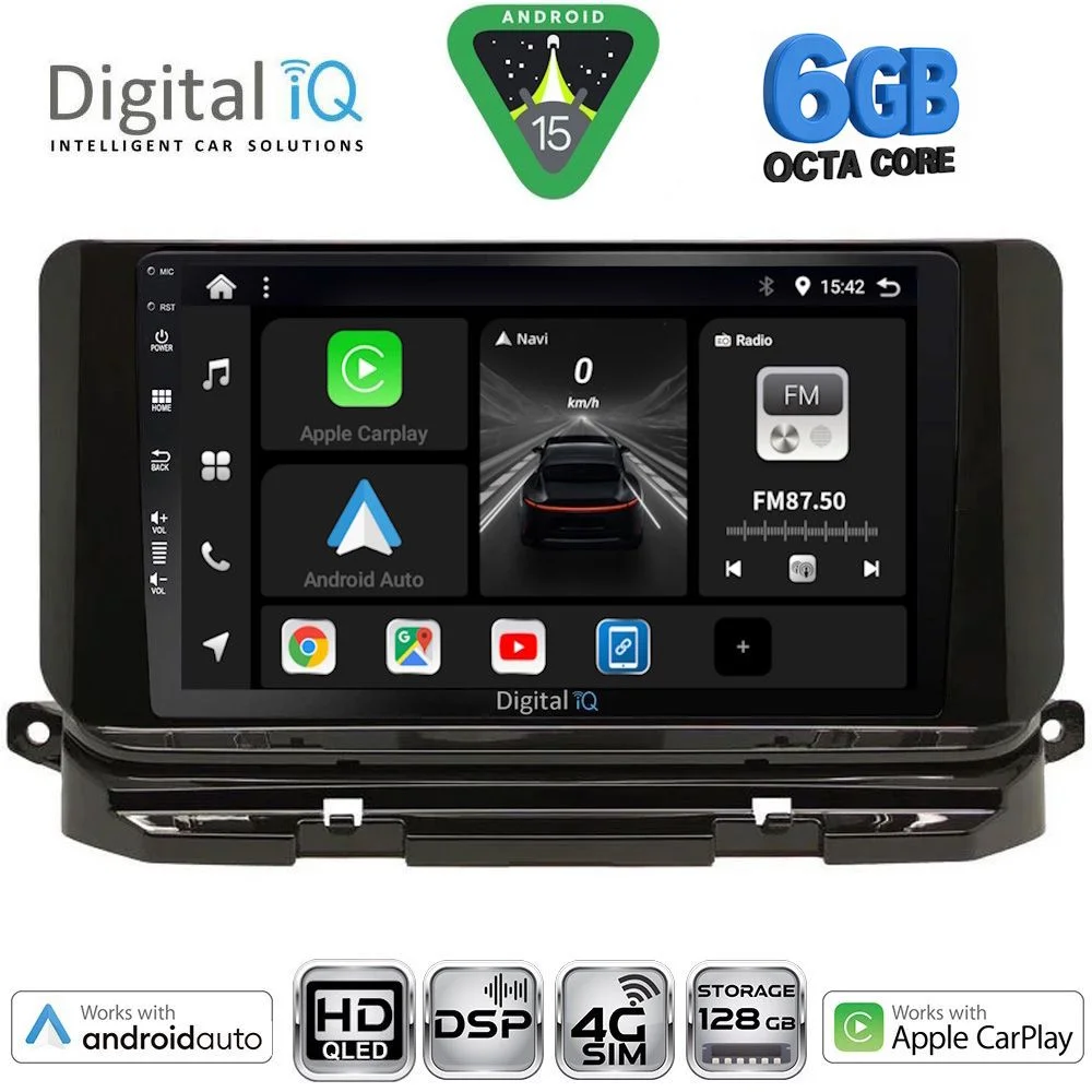 Φωτογραφία προϊόντος: DIGITAL IQ BXF 17598_CPAA (10inc) MULTIMEDIA TABLET for SKODA OCTAVIA 8 mod. 2021-2026