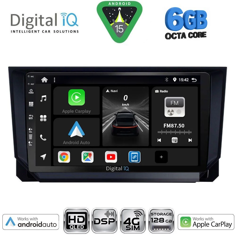 Φωτογραφία προϊόντος: DIGITAL IQ BXF 17573_CPAA (9inc) MULTIMEDIA TABLET for SEAT ARONA - IBIZA mod. 2018-2026