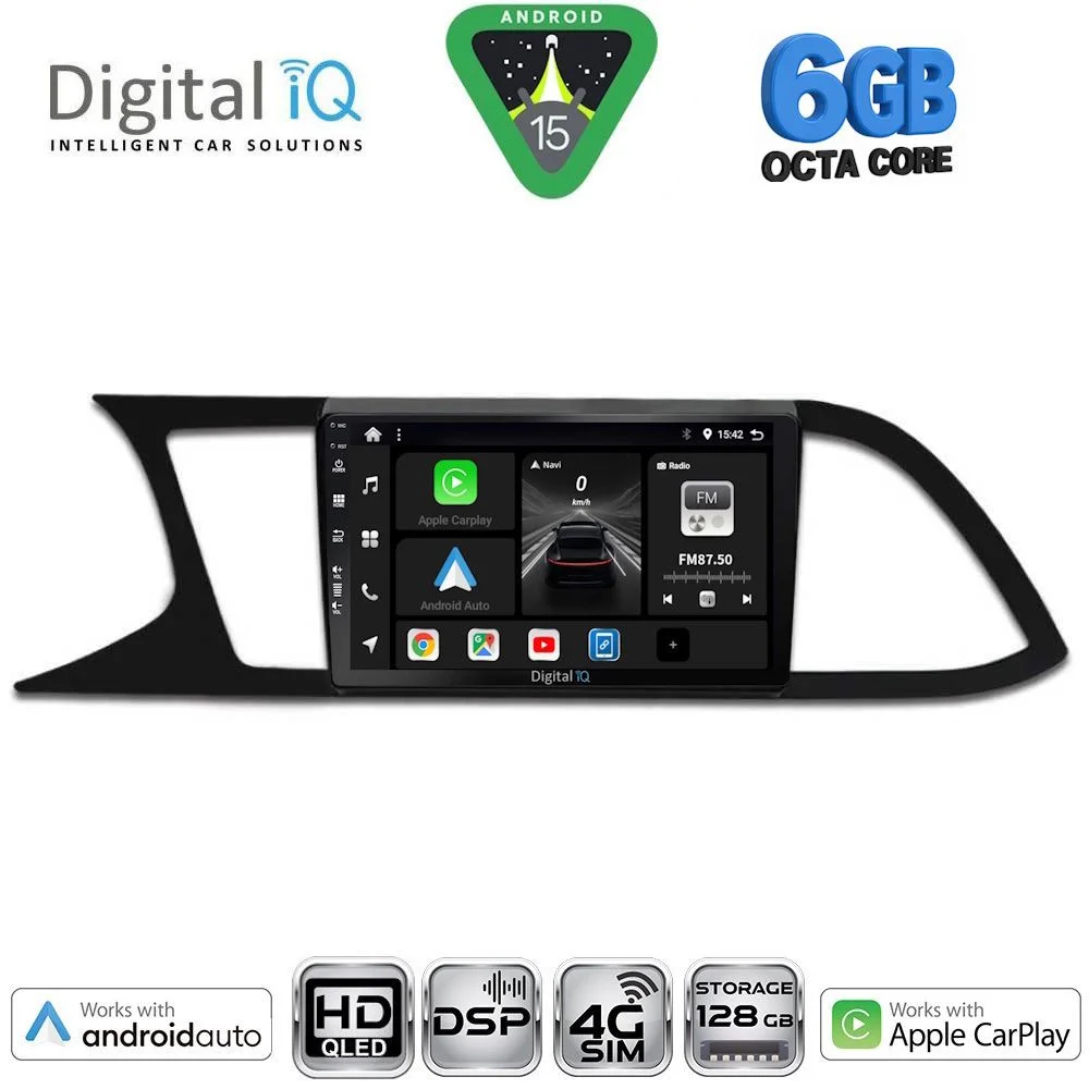 Φωτογραφία προϊόντος: DIGITAL IQ BXF 17575_CPAA (9inc) MULTIMEDIA TABLET for SEAT LEON mod. 2012-2021