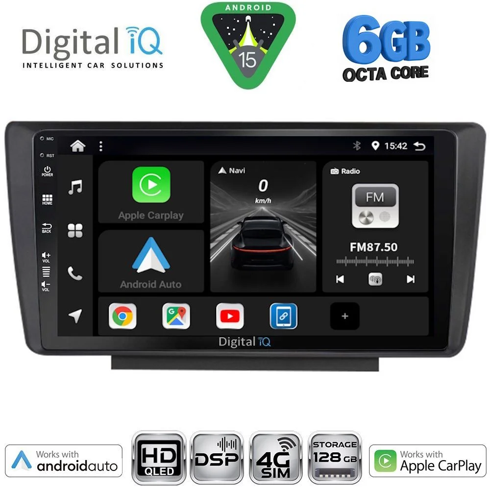 Φωτογραφία προϊόντος: DIGITAL IQ BXF 17594_CPAA (9inc) MULTIMEDIA TABLET for SKODA OCTAVIA 5 mod. 2005-2012