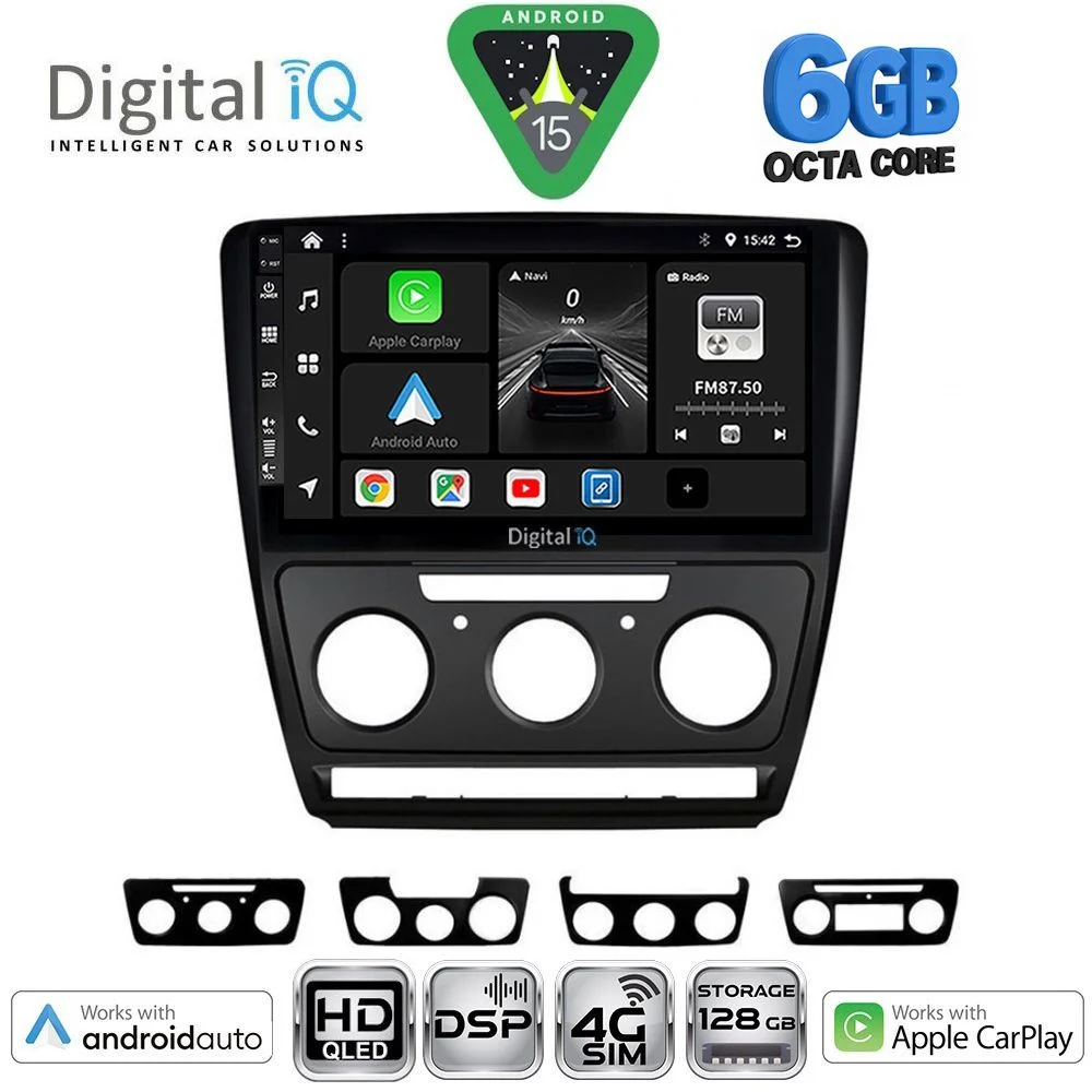 Φωτογραφία προϊόντος: DIGITAL IQ BXF 17595BL_CPAA (10inc) MULTIMEDIA TABLET for SKODA OCTAVIA 5 mod. 2005-2012 (BLACK)