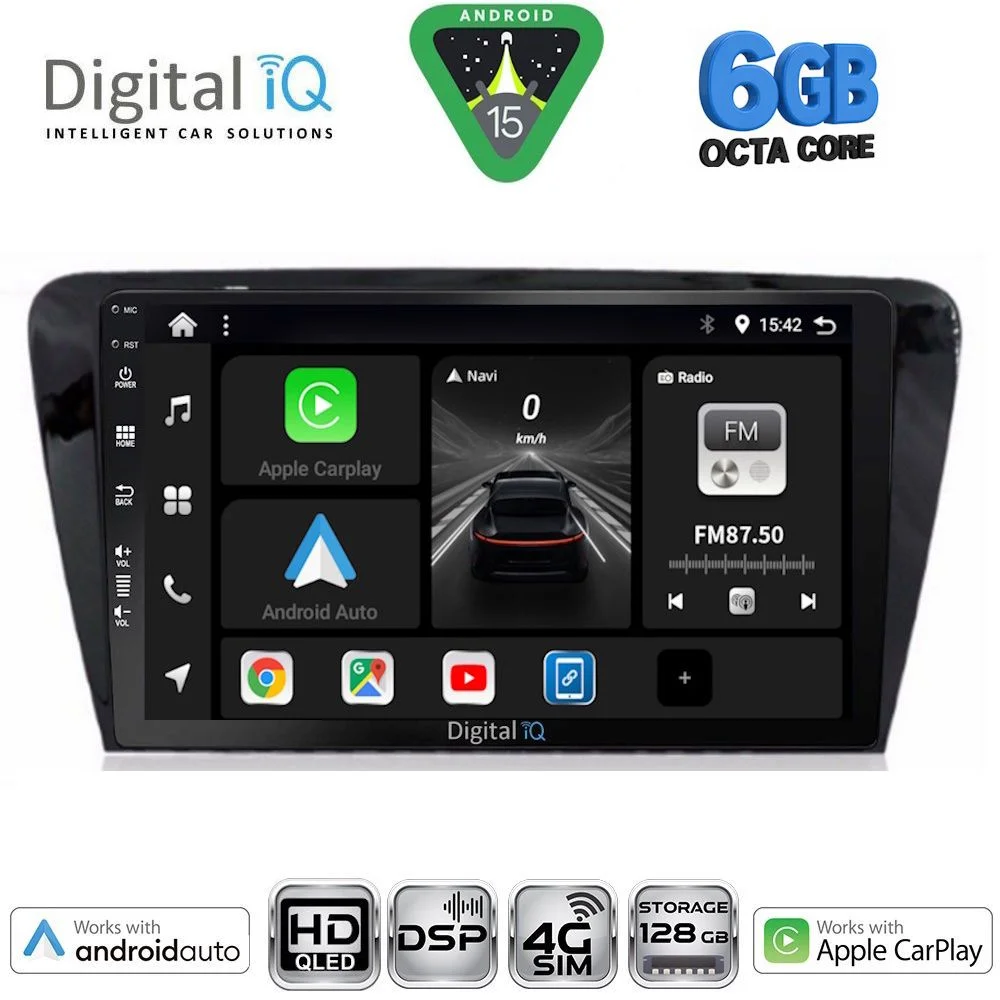 Φωτογραφία προϊόντος: DIGITAL IQ BXF 17597_CPAA (10inc) MULTIMEDIA TABLET for SKODA OCTAVIA 7 mod. 2013-2021