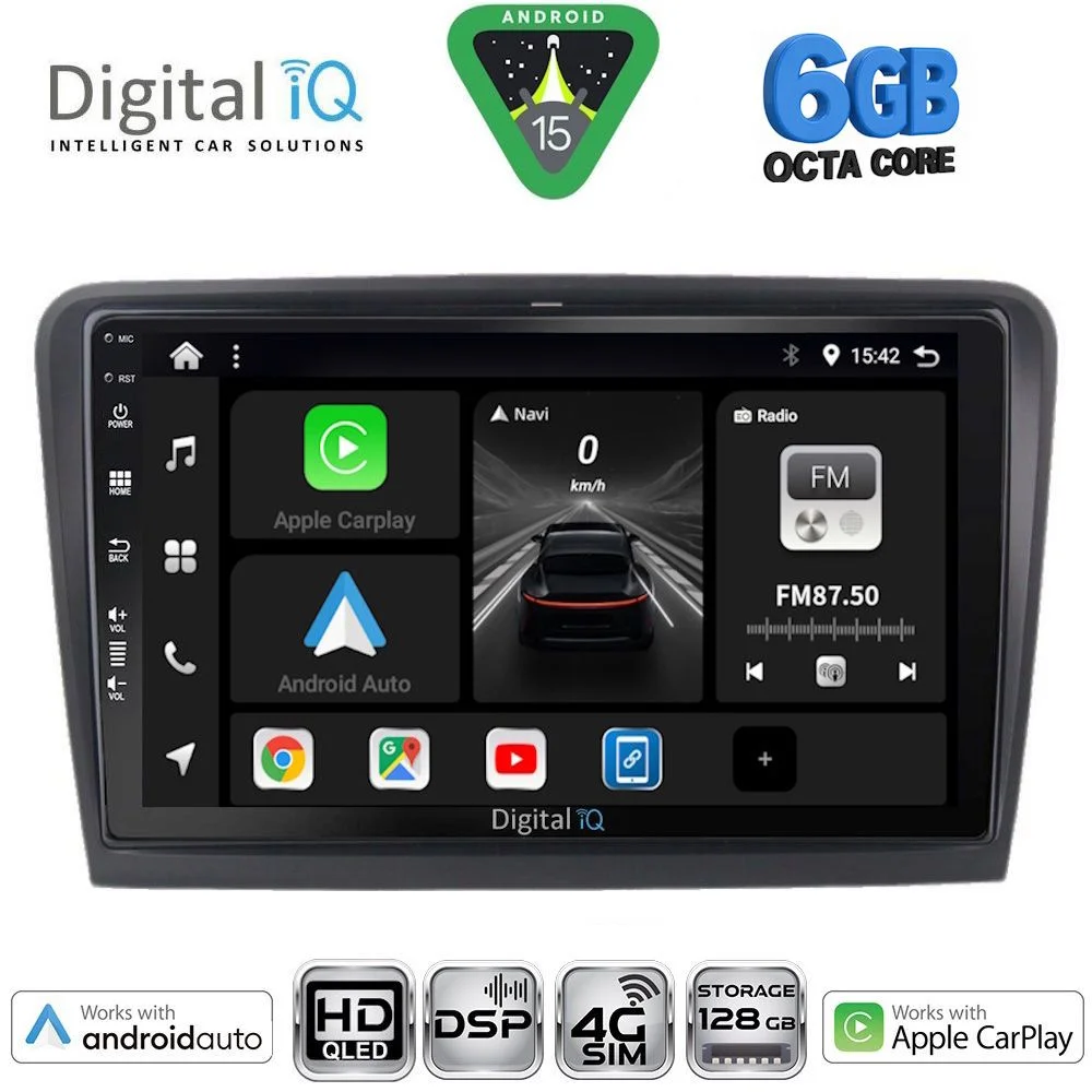 Φωτογραφία προϊόντος: DIGITAL IQ BXF 17604B_CPAA (10inc) MULTIMEDIA TABLET for SKODA SUPERB mod. 2008-2015