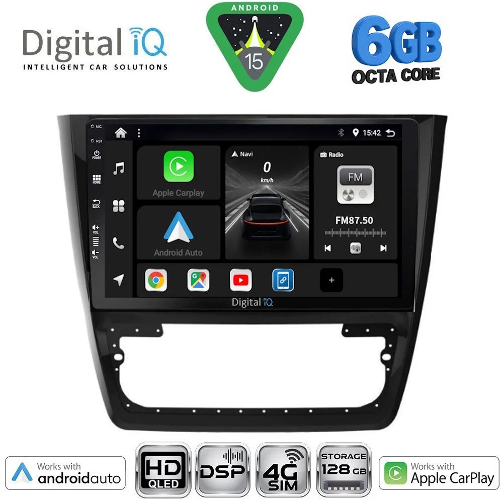 Φωτογραφία προϊόντος: DIGITAL IQ BXF 17610_CPAA (10inc) MULTIMEDIA TABLET for SKODA YETI mod. 2014-2018