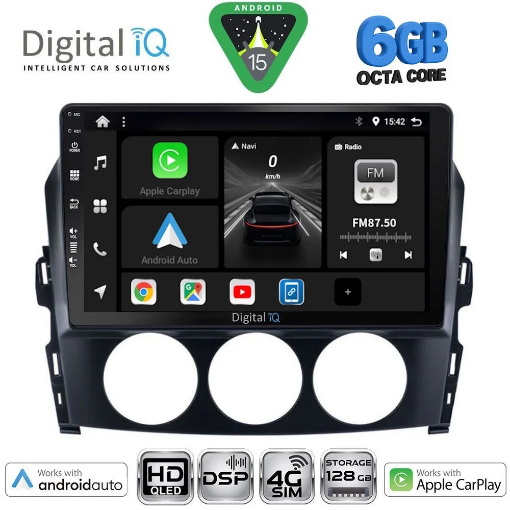 Φωτογραφία προϊόντος: DIGITAL IQ BXF 17392_CPAA (9inc) MULTIMEDIA TABLET for MAZDA MX5 mod. 2005-2015