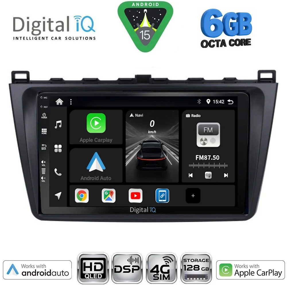 Φωτογραφία προϊόντος: DIGITAL IQ BXF 17377_CPAA (9inc) MULTIMEDIA TABLET for MAZDA 6 mod. 2008-2012