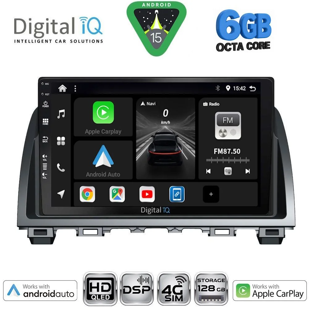 Φωτογραφία προϊόντος: DIGITAL IQ BXF 17378_CPAA (9inc) MULTIMEDIA TABLET for MAZDA 6 mod. 2012-2017