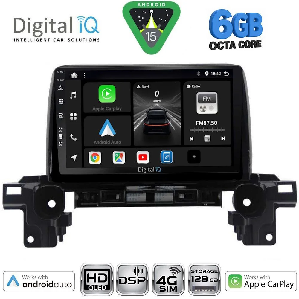 Φωτογραφία προϊόντος: DIGITAL IQ BXF 17381_CPAA (9inc) MULTIMEDIA TABLET for MAZDA CX5 mod. 2017-2025