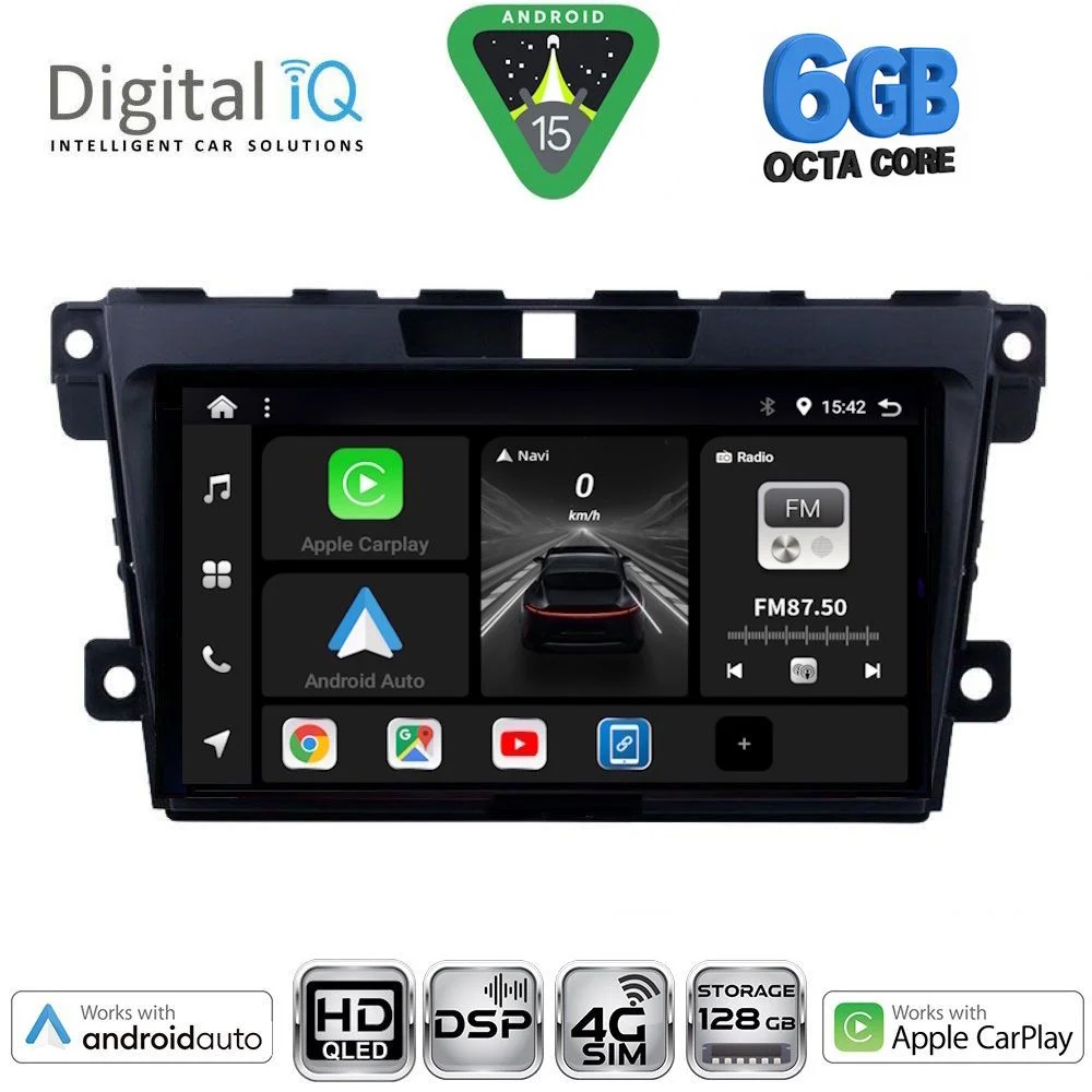 Φωτογραφία προϊόντος: DIGITAL IQ BXF 17389_CPAA (9inc) MULTIMEDIA TABLET for MAZDA CX7 mod. 2006-2012
