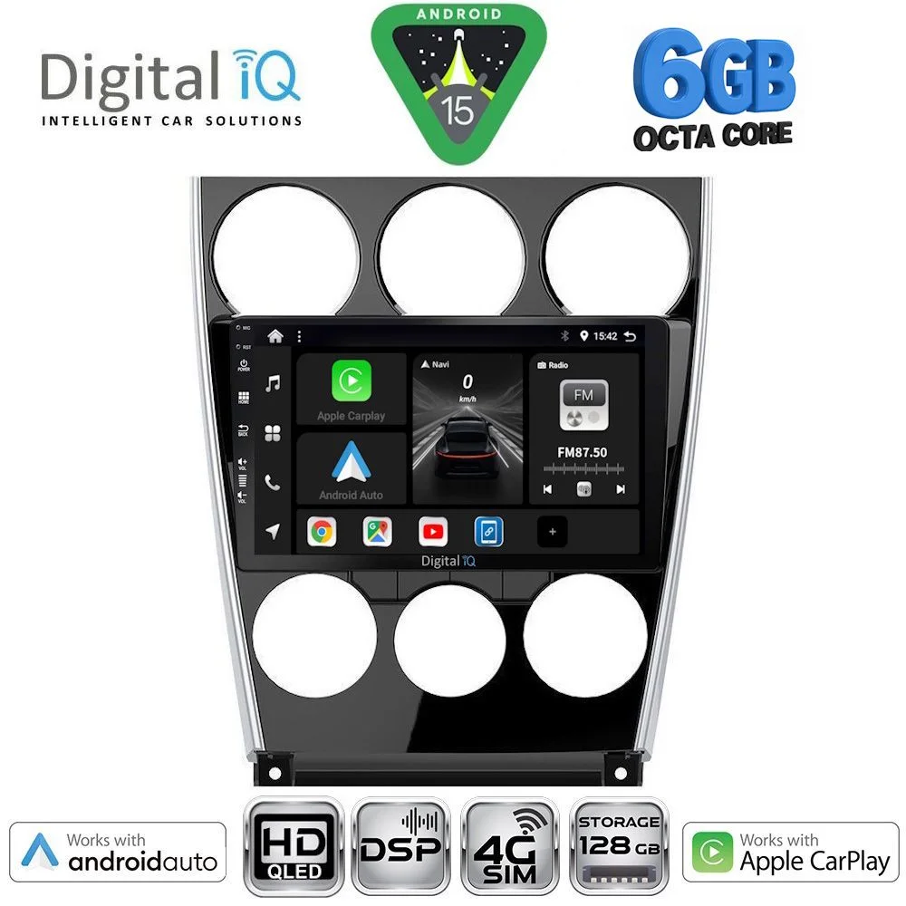 Φωτογραφία προϊόντος: DIGITAL IQ BXF 17375_CPAA (9inc) MULTIMEDIA TABLET for MAZDA 6 (FACELIFT) mod. 2005-2008