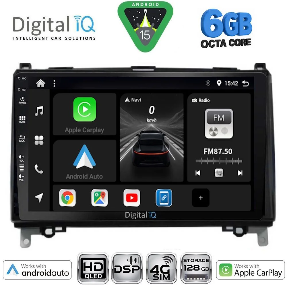 Φωτογραφία προϊόντος: DIGITAL IQ BXF 17400_CPAA (9inc) MULTIMEDIA TABLET for MERCEDES A – B -SPRINTER – VITO mod. 2007-2019