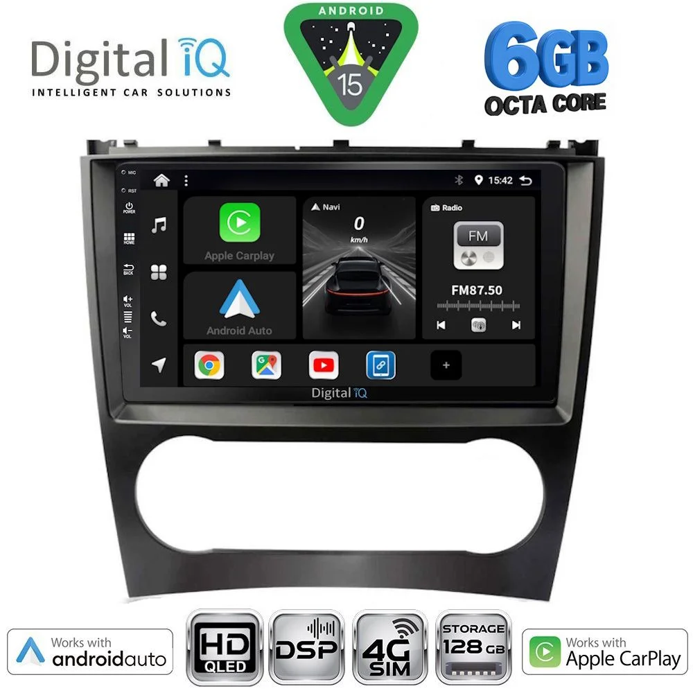 Φωτογραφία προϊόντος: DIGITAL IQ BXF 17404_CPAA (9inc) MULTIMEDIA TABLET for MERCEDES C – CLK (W203-209) mod. 2004-2008