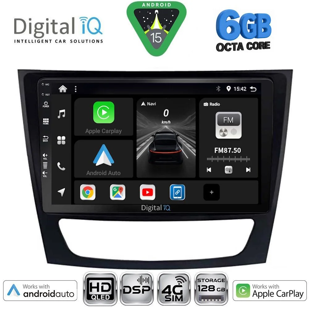 Φωτογραφία προϊόντος: DIGITAL IQ BXF 17408_CPAA (9inc) MULTIMEDIA TABLET for MERCEDES E (W211) – CLS (W219) mod. 2003-2009