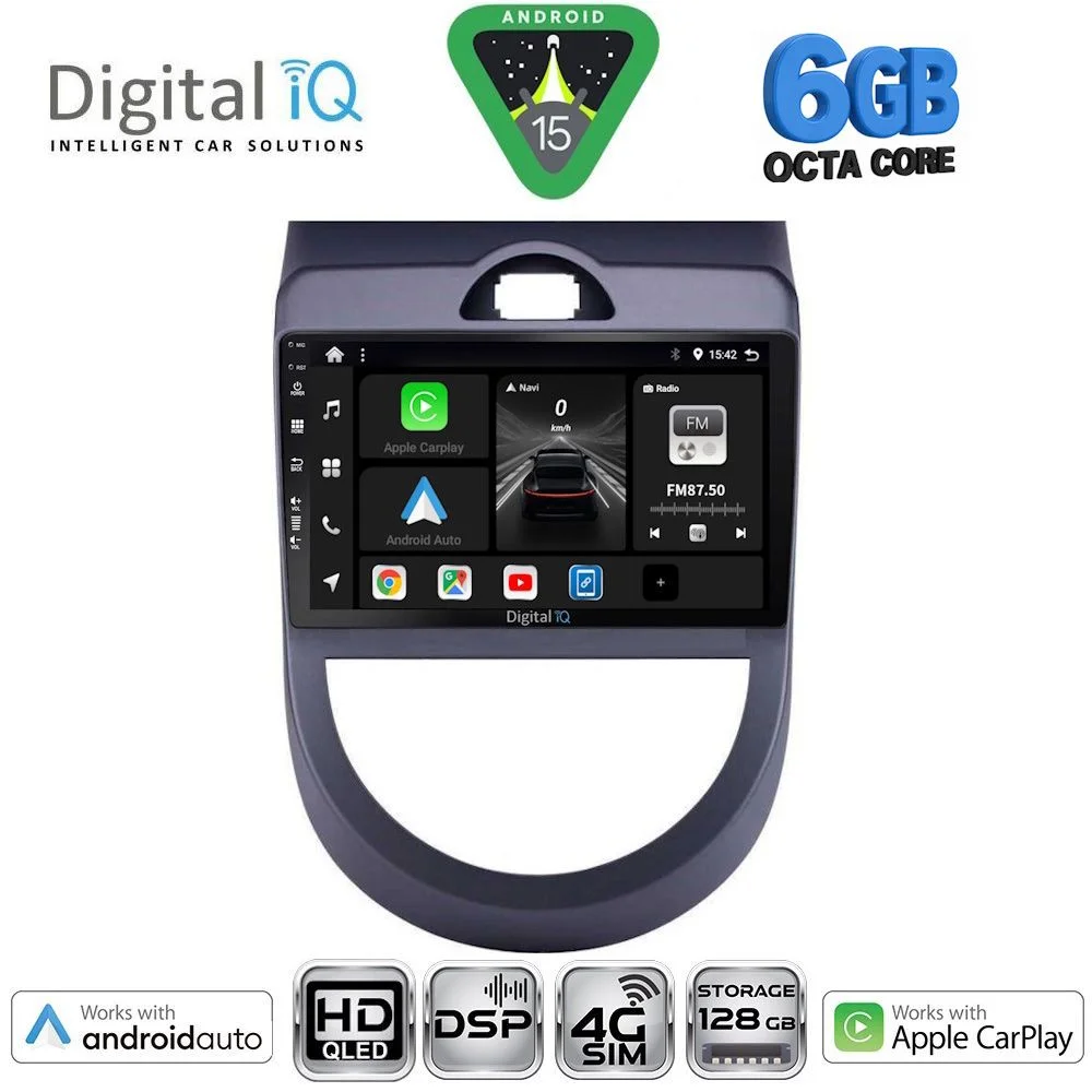 Φωτογραφία προϊόντος: DIGITAL IQ BXF 17320_CPAA (9inc) MULTIMEDIA TABLET for KIA SOUL mod. 2008-2013