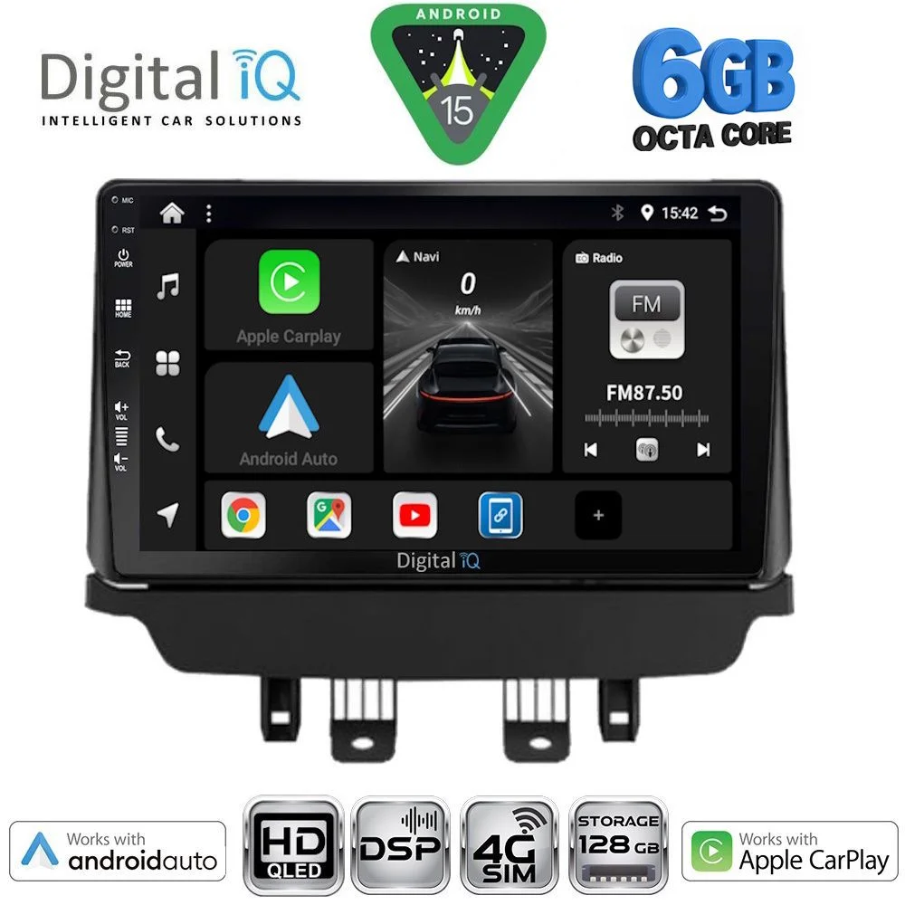 Φωτογραφία προϊόντος: DIGITAL IQ BXF 17362_CPAA (9inc) MULTIMEDIA TABLET for MAZDA 2 mod. 2014-2023