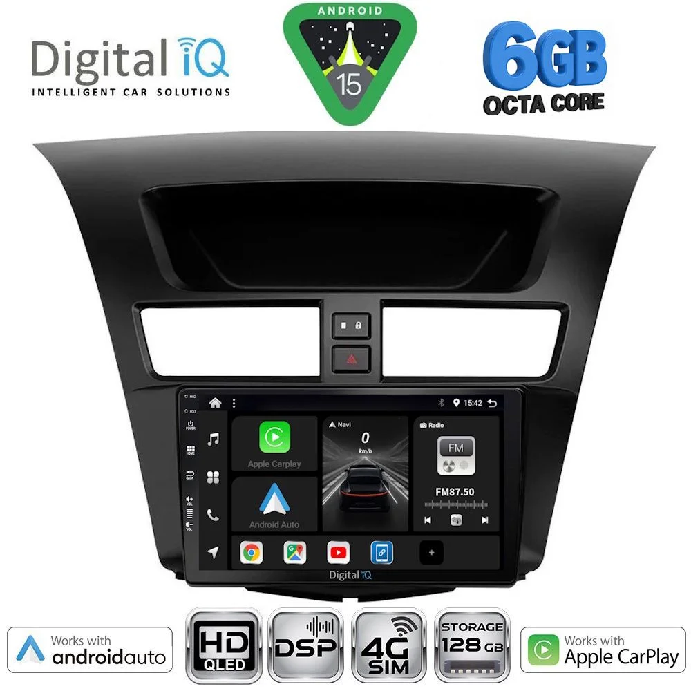 Φωτογραφία προϊόντος: DIGITAL IQ BXF 17364_CPAA (9inc) MULTIMEDIA TABLET for MAZDA BT50 mod. 2012-2019