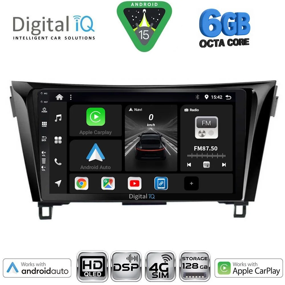 Φωτογραφία προϊόντος: DIGITAL IQ BXF 17468_CPAA (10inc) MULTIMEDIA TABLET for NISSAN QASHQAI - XTRAIL mod. 2014-2021