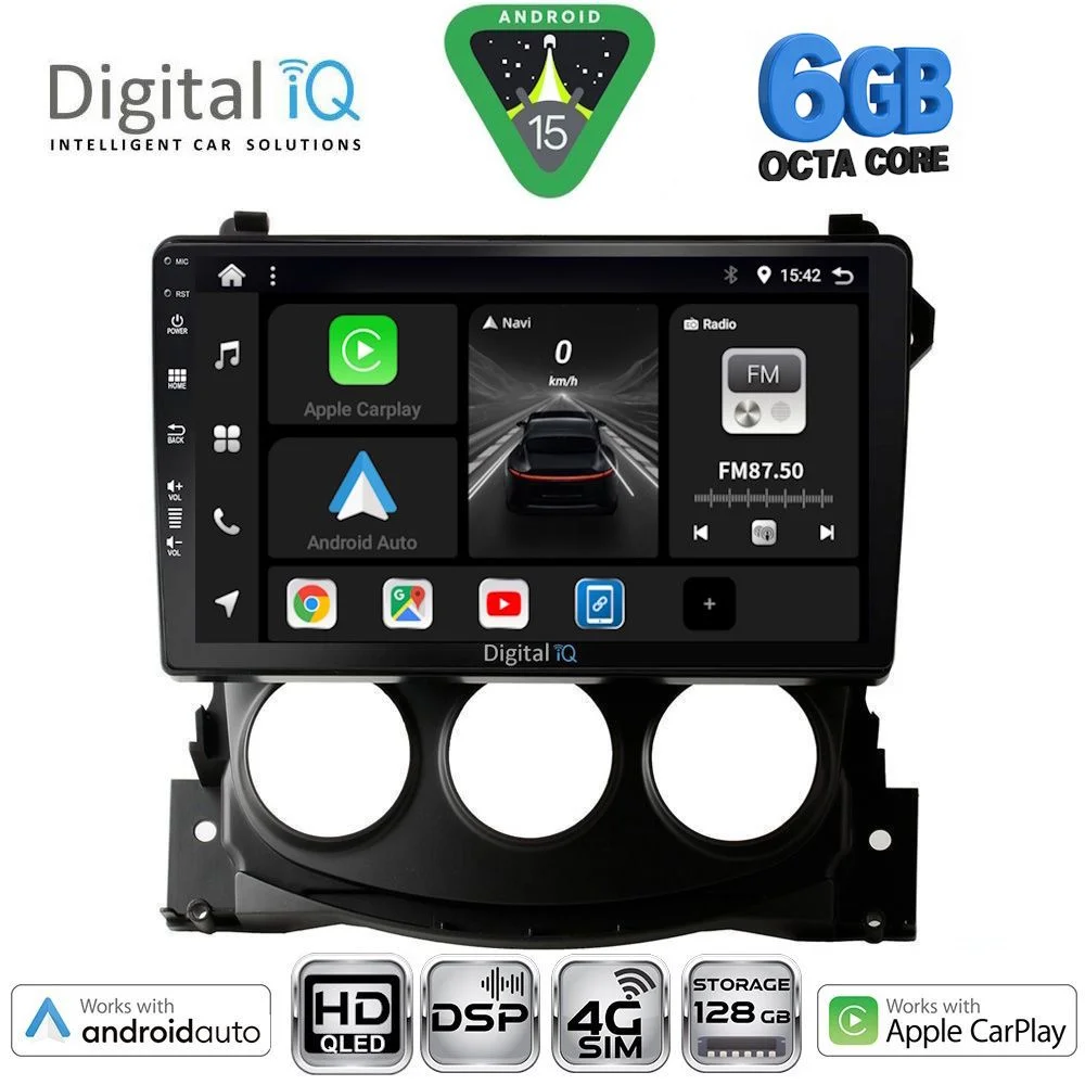 Φωτογραφία προϊόντος: DIGITAL IQ BXF 17479_CPAA (9inc) MULTIMEDIA TABLET for NISSAN 370Z mod. 2009-2012