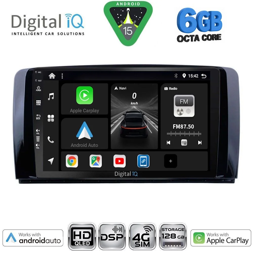 Φωτογραφία προϊόντος: DIGITAL IQ BXF 17422_CPAA (9inc) MULTIMEDIA TABLET for MERCEDES R (W251) mod. 2006-2015