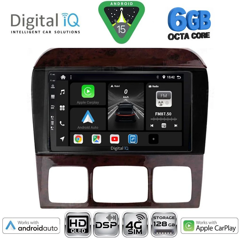 Φωτογραφία προϊόντος: DIGITAL IQ BXF 17426_CPAA (9inc) MULTIMEDIA TABLET for MERCEDES S (W220) mod. 1998-2005