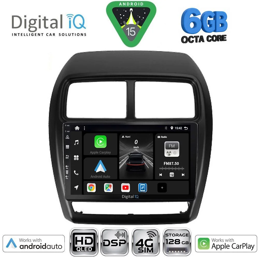 Φωτογραφία προϊόντος: DIGITAL IQ BXF 17431_CPAA (9inc) MULTIMEDIA TABLET for MITSUBISHI ASX mod. 2020-2023