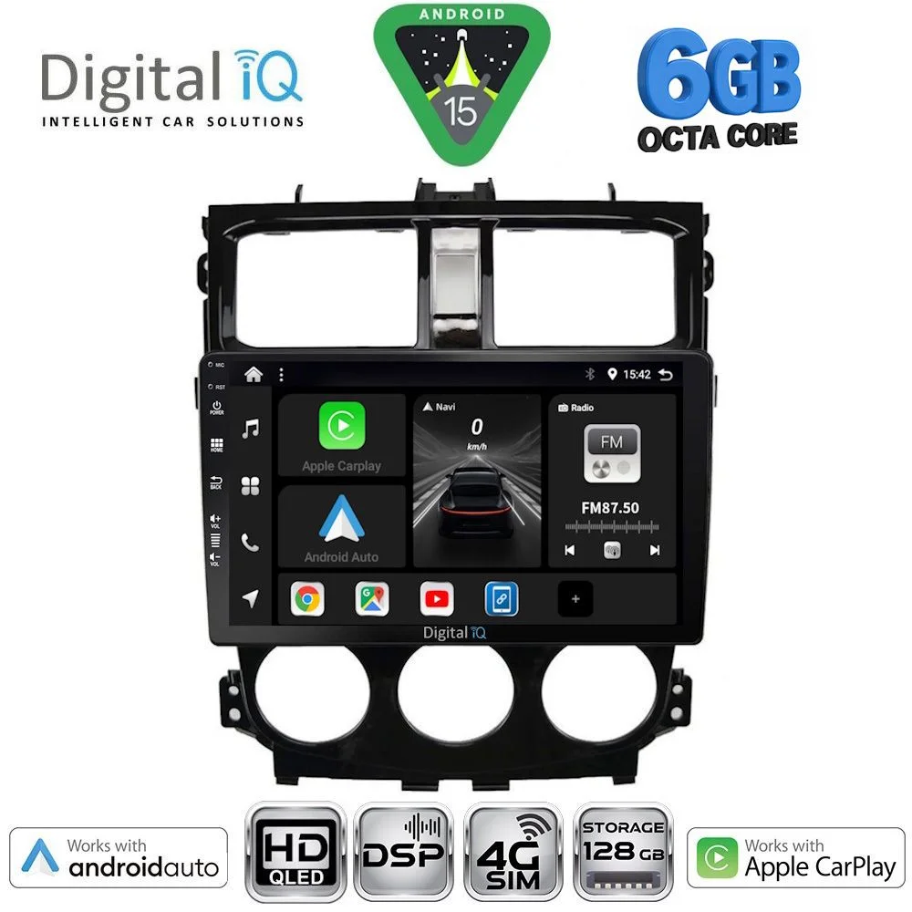 Φωτογραφία προϊόντος: DIGITAL IQ BXF 17435_CPAA (9inc) MULTIMEDIA TABLET for MITSUBISHI COLT mod. 2013-2023