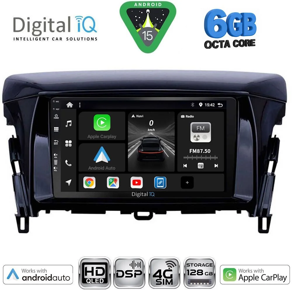 Φωτογραφία προϊόντος: DIGITAL IQ BXF 17432_CPAA (9inc) MULTIMEDIA TABLET for MITSUBISHI ECLIPSE CROSS mod. 2018-2026