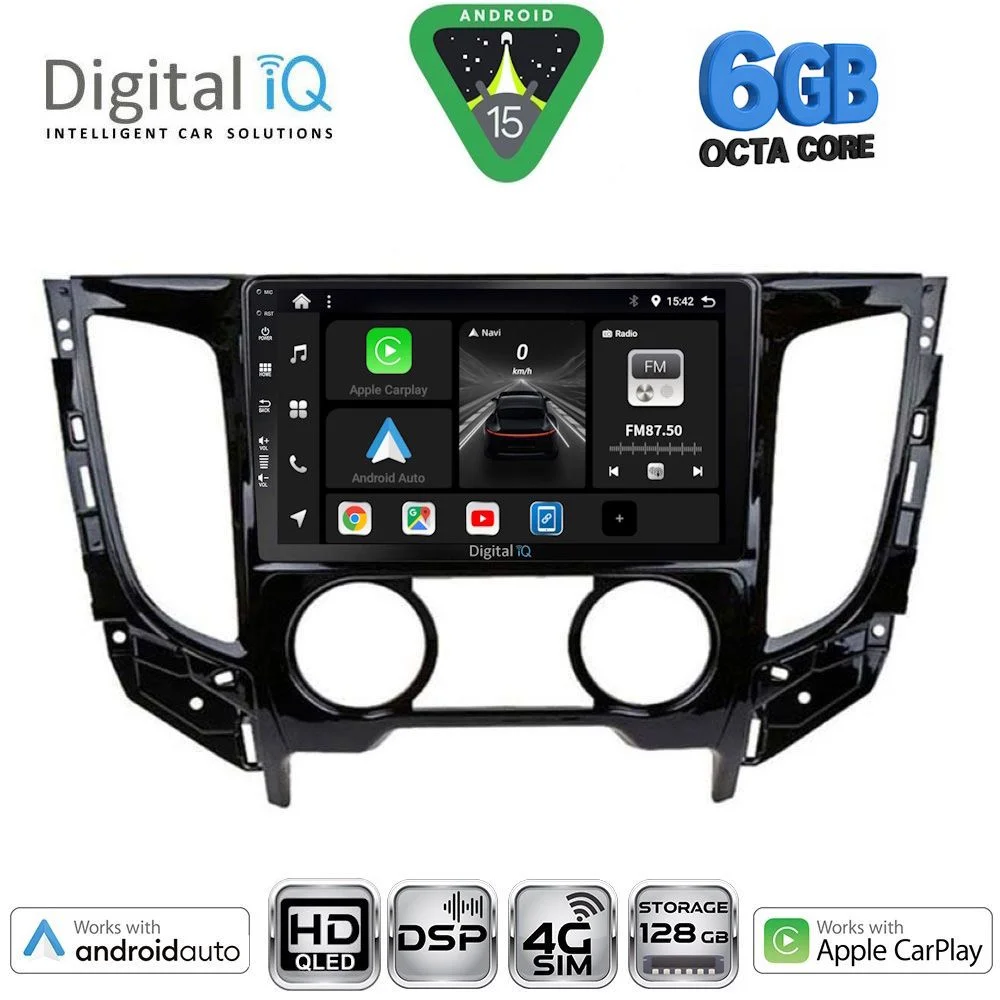 Φωτογραφία προϊόντος: DIGITAL IQ BXF 17437_CPAA A/C (9inc) MULTIMEDIA TABLET for MITSUBISHI L200 mod. 2015-2019 with A/C