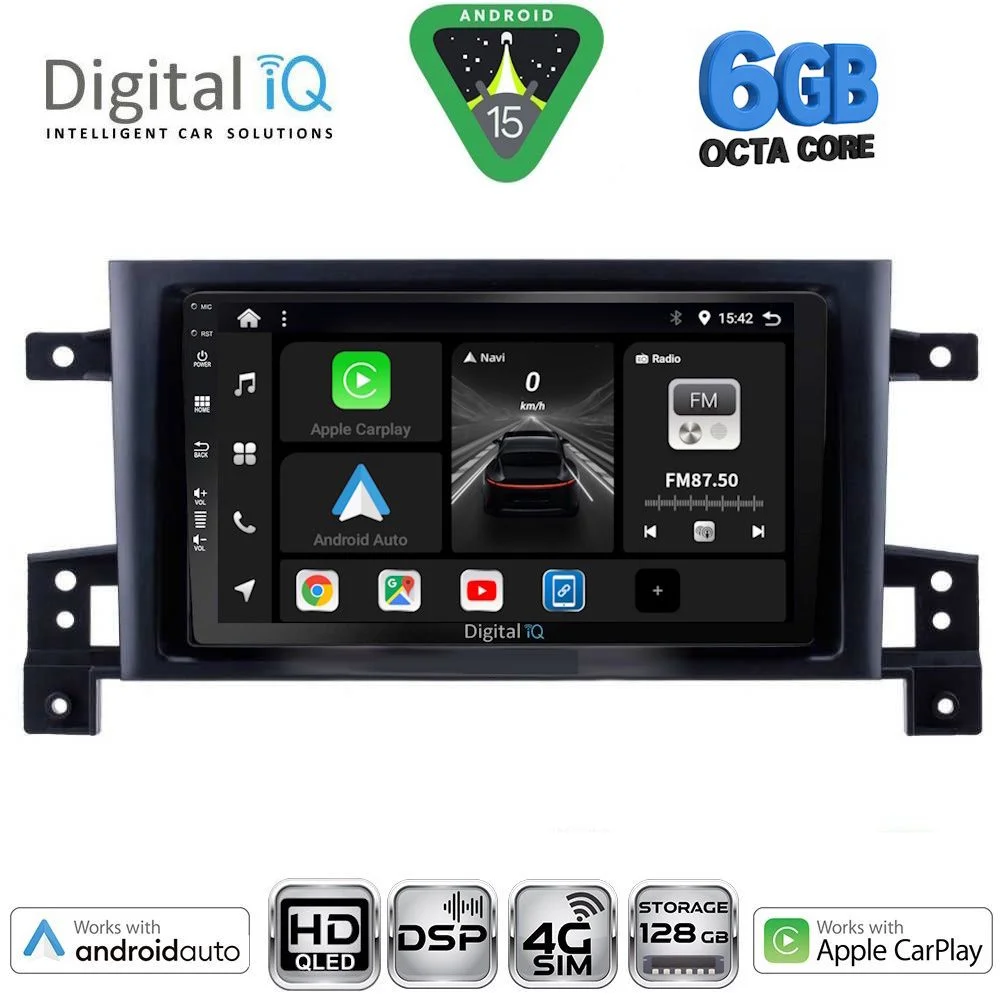 Φωτογραφία προϊόντος: DIGITAL IQ BXF 17696_CPAA (9inc) MULTIMEDIA TABLET for SUZUKI GRAND VITARA mod. 2005-2015