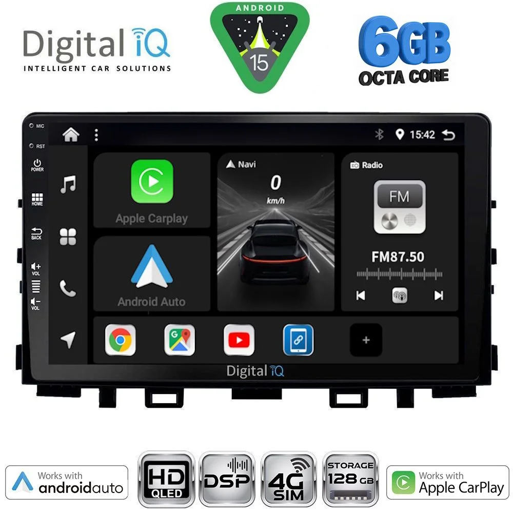 Φωτογραφία προϊόντος: DIGITAL IQ BXF 17316_CPAA (9inc) MULTIMEDIA TABLET for KIA RIO mod. 2018-2026 – STONIC mod. 2017-2026