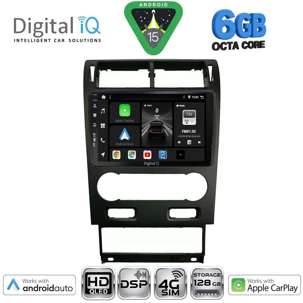 Φωτογραφία προϊόντος: DIGITAL IQ BXF 17161A_CPAA (9inc) MULTIMEDIA TABLET for FORD MONDEO mod. 2003-2006