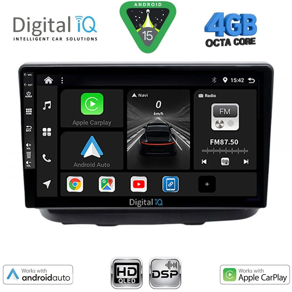 Φωτογραφία προϊόντος: DIGITAL IQ BXF 17135_CPAA (10inc) MULTIMEDIA TABLET for FIAT DOBLO mod. 2002-2009