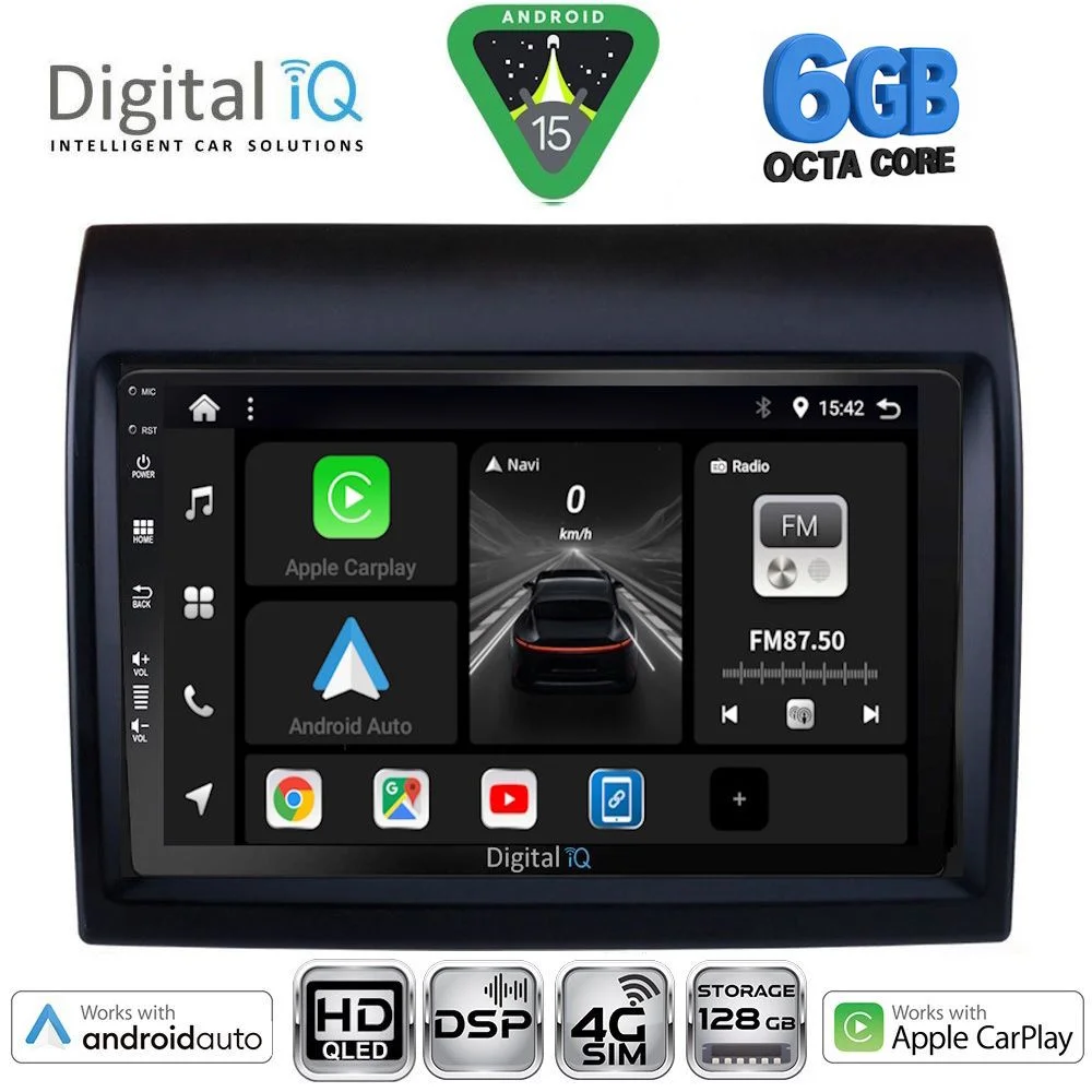 Φωτογραφία προϊόντος: DIGITAL IQ BXF 17141_CPAA (9inc) MULTIMEDIA TABLET for FIAT DUCATO – CITROEN JUMPER – PEUGEOT BOXER mod. 2011-2021