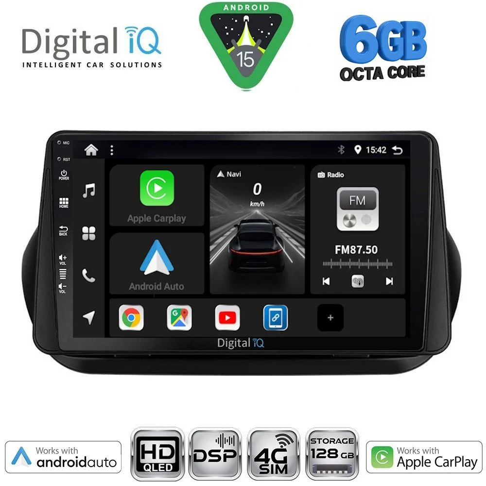 Φωτογραφία προϊόντος: DIGITAL IQ BXF 17142_CPAA (9inc) MULTIMEDIA TABLET for CITROEN – FIAT – PEUGEOT mod. 2008-2018