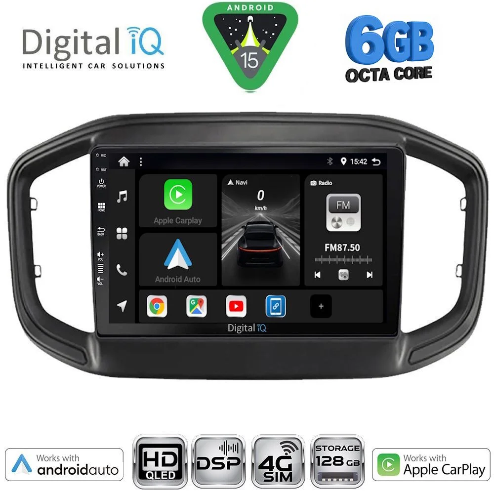 Φωτογραφία προϊόντος: DIGITAL IQ BXF 17147_CPAA (9inc) MULTIMEDIA TABLET for FIAT STRADA mod. 2020-2026