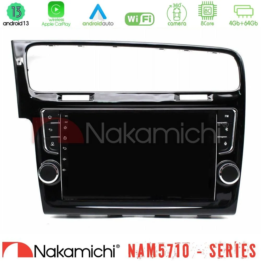 Φωτογραφία προϊόντος: Nakamichi NAM5710 Series 8Core Android13 4+64GB VW GOLF 7 Navigation Multimedia Tablet 9 (OEM Look)