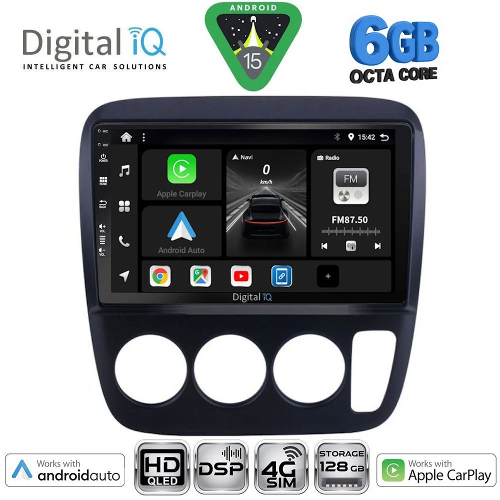 Φωτογραφία προϊόντος: DIGITAL IQ BXF 17196_CPAA A/C (9inc) MULTIMEDIA TABLET for HONDA CRV mod. 1996-2006