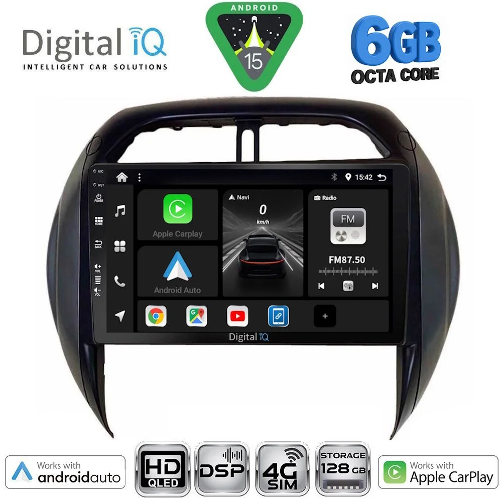 Φωτογραφία προϊόντος: DIGITAL IQ BXF 17730_CPAA CLIMA (9inc) MULTIMEDIA TABLET for TOYOTA RAV 4 mod. 2000-2006