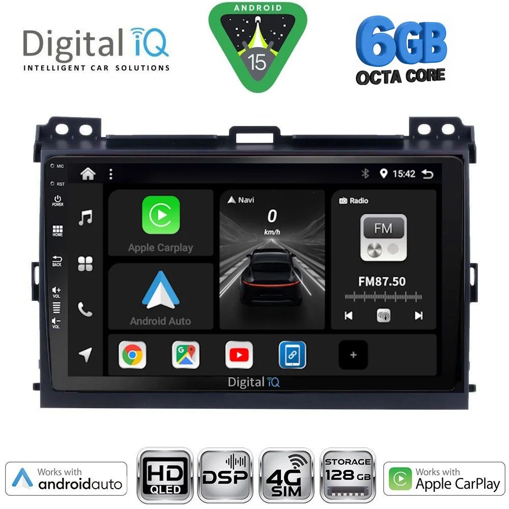 Φωτογραφία προϊόντος: DIGITAL IQ BXF 17723_CPAA (9inc) MULTIMEDIA TABLET for TOYOTA LANDCRUISER mod. 2002-2008