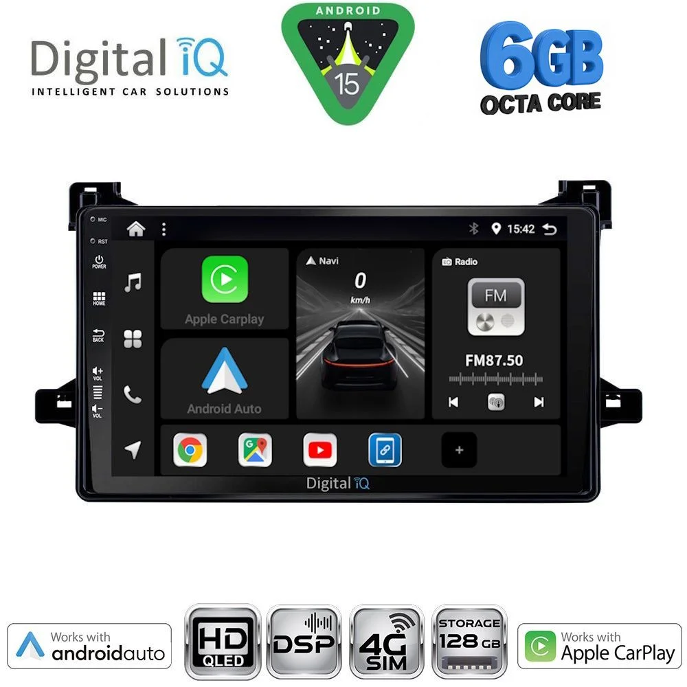 Φωτογραφία προϊόντος: DIGITAL IQ BXF 17727_CPAA (9inc) MULTIMEDIA TABLET for TOYOTA PRIUS mod. 2016-2020